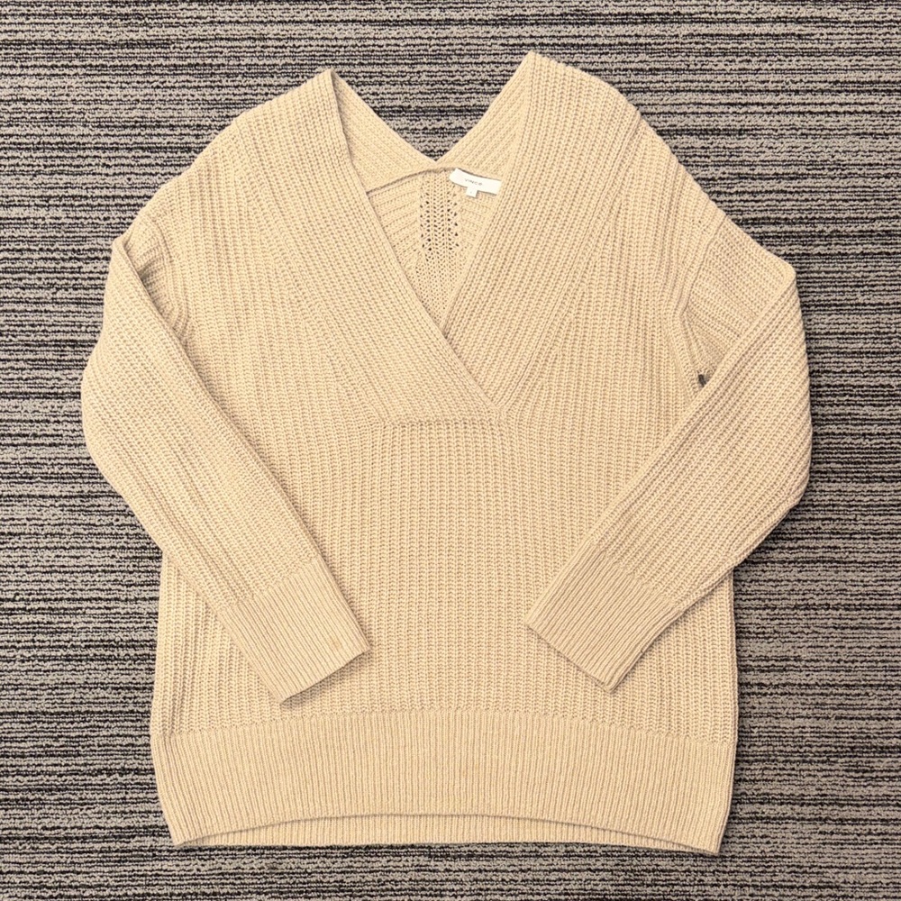 🔥🔥🔥Vince V Neck Wool Cashmere Blend Sweater